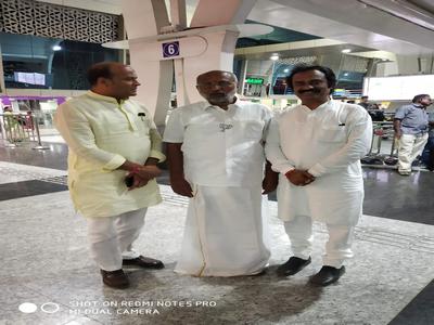 With shri CP Radakrishnan Candidate of Coimbatore Parliamentary  Constituency during election campaign